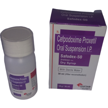 Safodex-50 Dry Syrup (Cefpodoxime Proxetil)