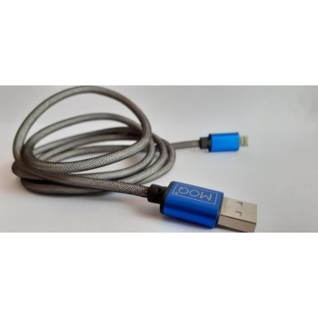 MOQ Premium Fishnet micro USB fast charging data cable 1 meter