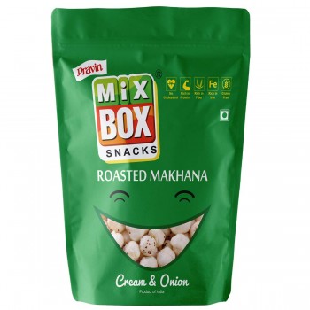 Mixbox Roasted Makhana – Cream & Onion (Big)