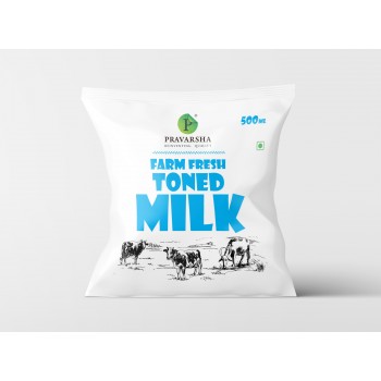 Pravarsha Farm Fresh Milk - Toned Milk