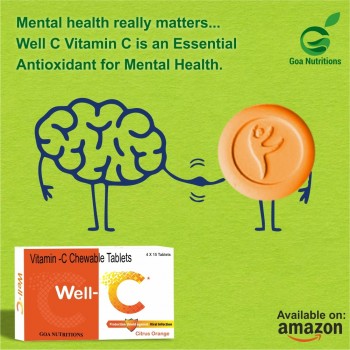 Well-C chewable Tablets (orange & Green Mango Flavour)