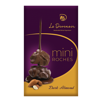Dark Almond Mini Roches, 75g (8 Pieces)