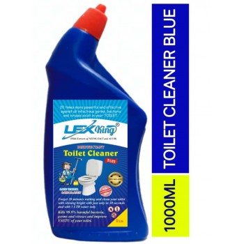 Lexking Disinfectant Toilet Cleaner Blue GEL Liquid. Effective upto 48 Hours after use (1000 ml)