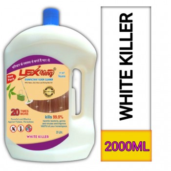 Lexking disinfectant Floor Cleaner WHITE KILLER 2 LTR