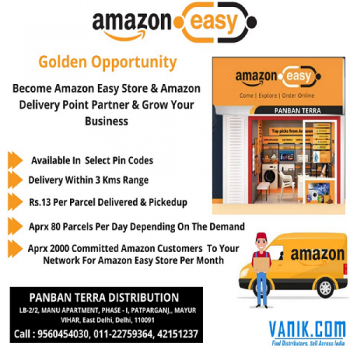 Wanted - Amazon Delivery Point Partners Across India