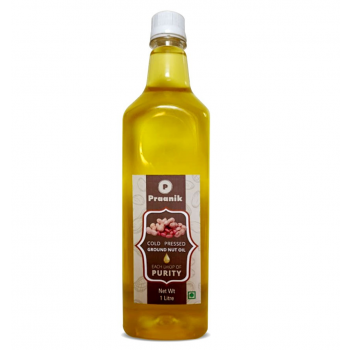 Praanik Kacchi Dhani Groundnut Oil (1 LTR-₹320, 5 LTRS-₹1500)