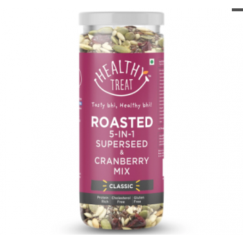 HEALTHY TREAT ROASTED 5 IN 1 SEED + CRANBERRY MIX 150gm