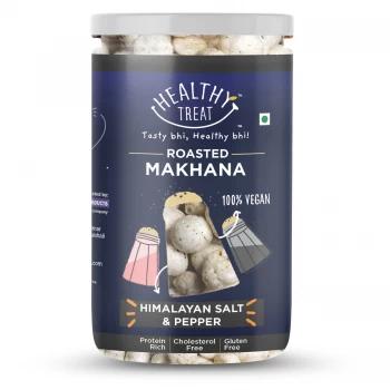Healthy Treat Roasted Makhana- Himalayan Salt and Black Pepper 70 gm