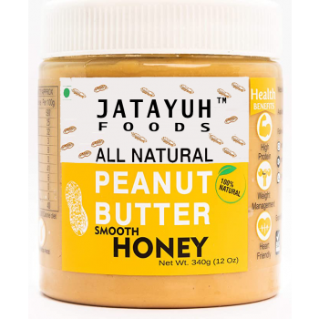 All Natural Peanut Butter Smooth Honey 1Kg
