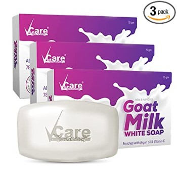 VCARE GOAT MILK WHITE SOAP