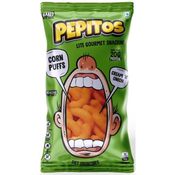 Pepitos Corn Puffs - Cream 'n' Onion