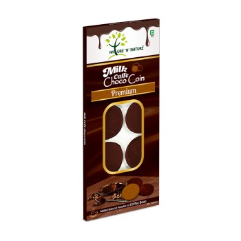 NATURE N NATURE PREMIUM MILK CAFFE CHOCO COIN - 60G - PBCC10