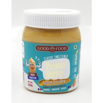 Good Food Co. Peanut Butter - Classic Sweetened Smooth & Creamy