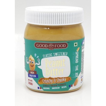 Good Food Co. Peanut Butter - Classic Sweetened Crunchy and Chunky