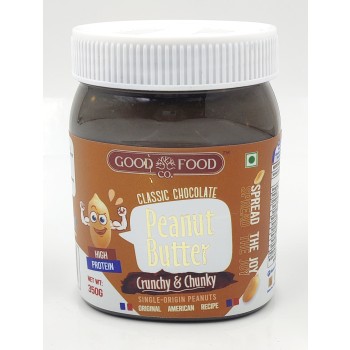 Good Food Co. Peanut Butter - Classic Chocolate Crunchy and Chunky