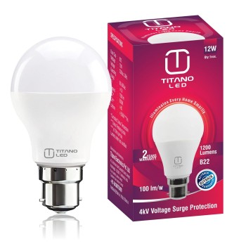 12 Watt TITANO LED Primal Bulb CW B22