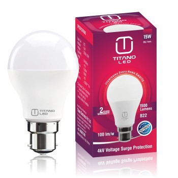 15 Watt TITANO LED Primal Bulb CW B22