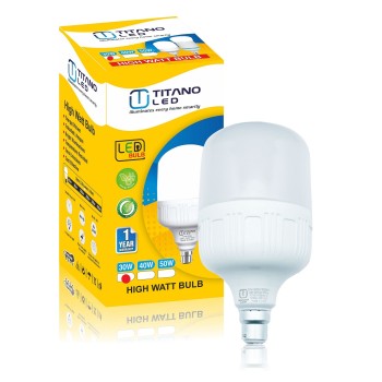 30 Watt TITANO LED High Watt Dome Bulb CW B22