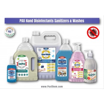 PaxChem Hand Hygiene Disinfectants, Sanitizers & Washes