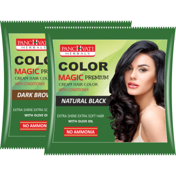 Panchvati rich Cream Hair Colour + developer pouch