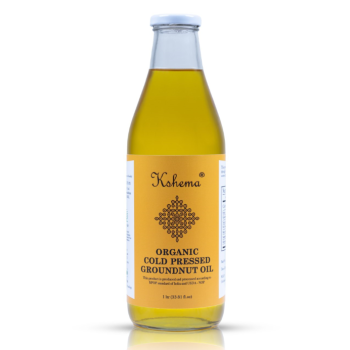Kshema Cold Pressed Ground Nut Oil - 1000 ML